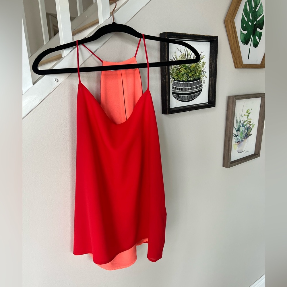 Hot red/pink blouse
